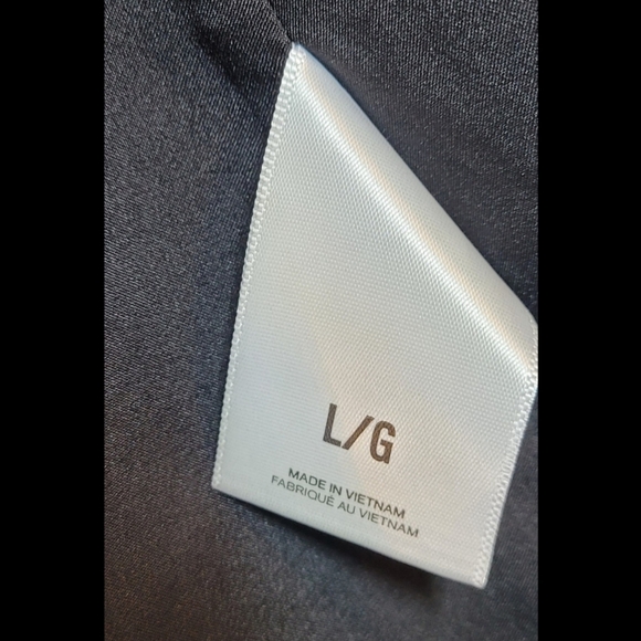 EXPRESS BLAZER L BLACK WHITE TEXTURED METALLIC DOUBLE BREASTED NOVELTY BUTTON - Picture 13 of 14